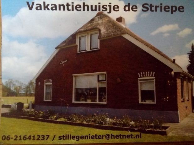 vakantie in huisje de Striepe in Twente ;)